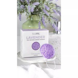 Teami Tea Infused Konjac Sponges - Lavender  -  Set of 2